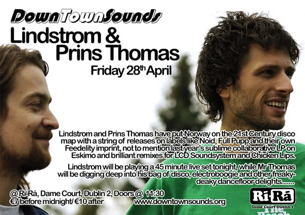 Artwork for Lindstrom & Prins Thomas – April 2006 – DownTownSounds
