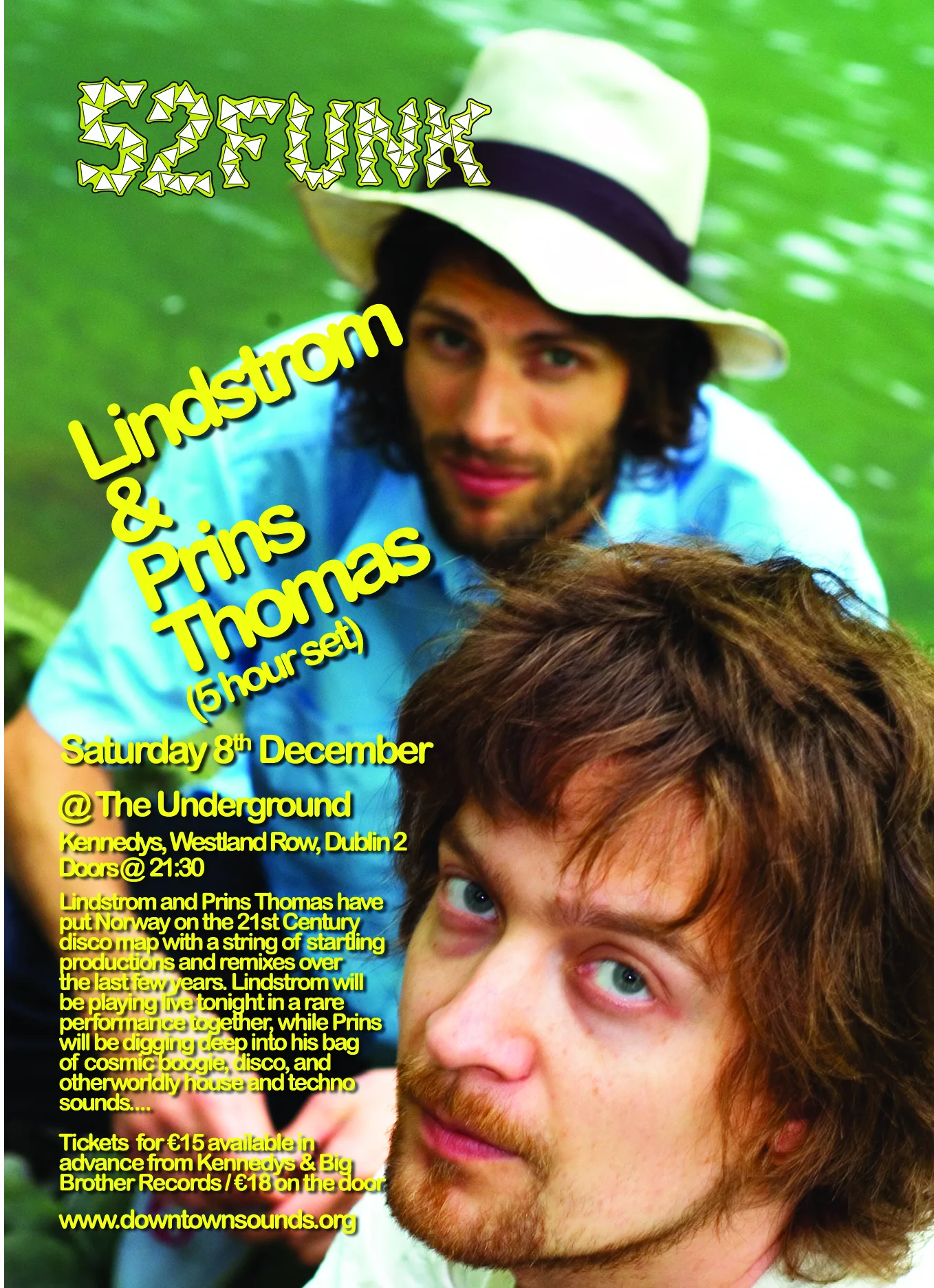 Artwork for Lindstrom & Prins Thomas – December 2007 – Lindstrom Live – 52Funk